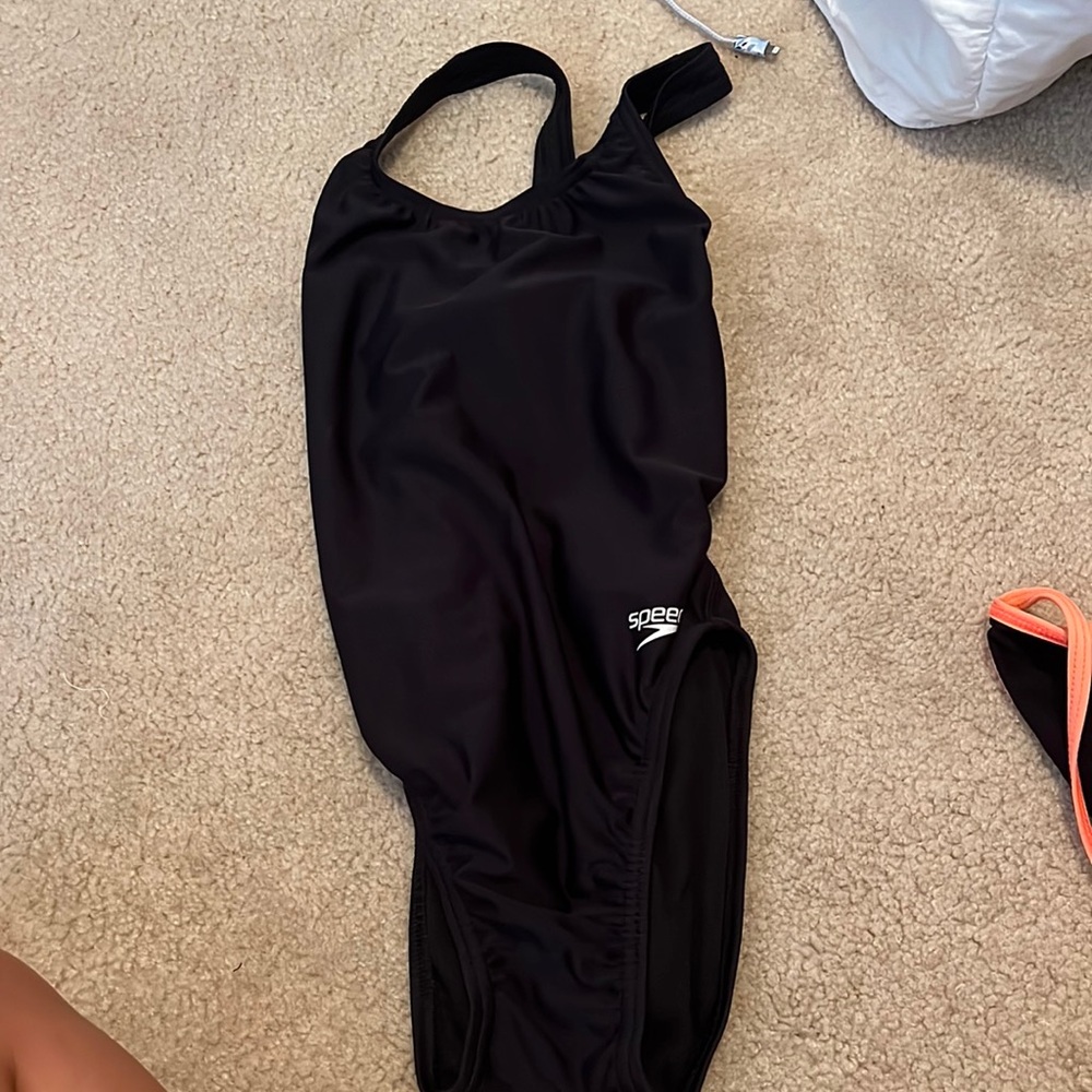 Black speedo swimsuit